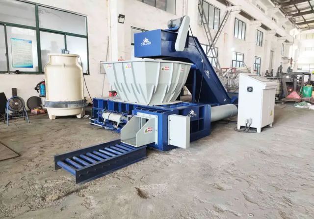 DILOYA Hopper Feed Aluminium Cans Baler