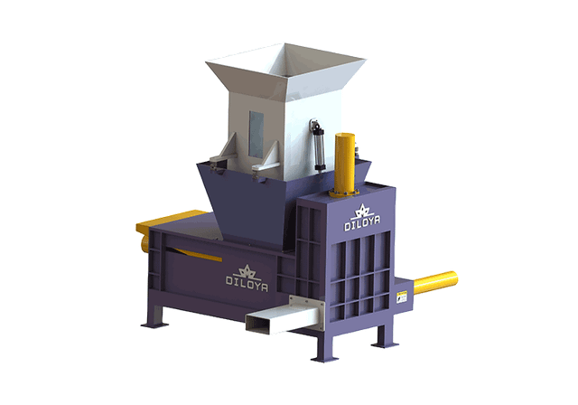 Hay and animal-bedding bagging baler illustration with upper feed hopper