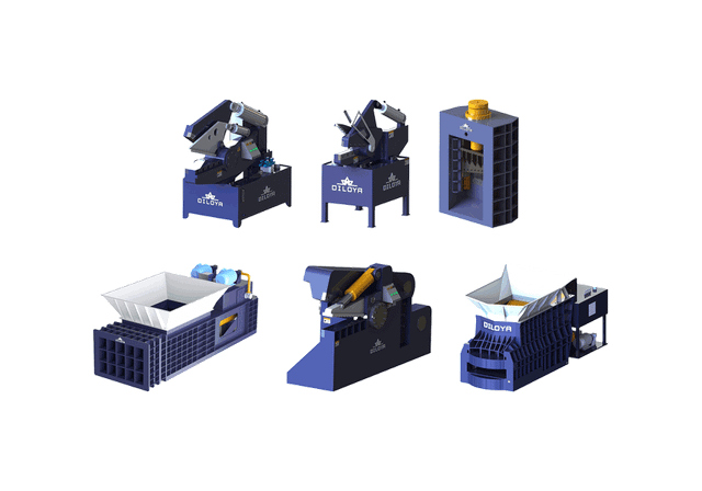 Alligator, gantry and container-style hydraulic cutting machines