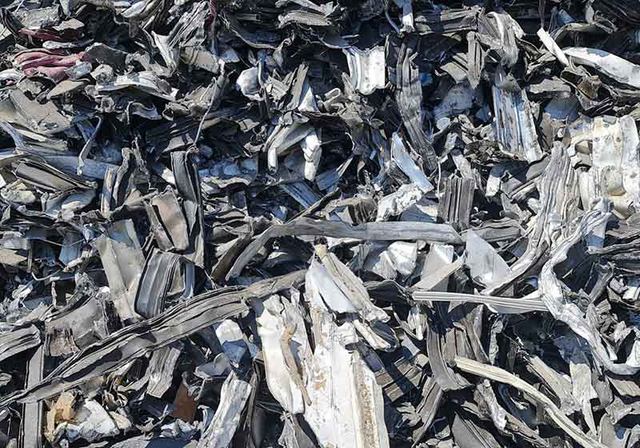 Mixed loose aluminium sheet and fabrication scrap